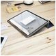 Macally Bookstand Coque iPad Pro 11 Pouces (2018) Etui + Porte-crayon - Bleu