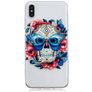 Mobigear Design Coque iPhone XS Max Coque arrière en TPU Souple - Skull