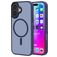 Mobiparts Hardcover Coque iPhone 17 MagSafe Coque arrière Rigide - Satin Blue