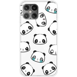 Mobigear Design Coque iPhone 12 Pro Max Coque arrière en TPU Souple - Panda