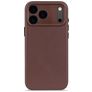 Decoded Coque iPhone 17 Pro Coque arrière en Cuir Véritable Anti-Chocs - Chocolate Brown