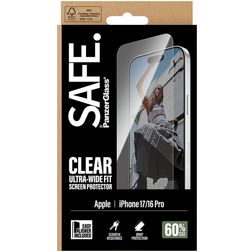 SAFE by PanzerGlass Ultra-Wide-Fit iPhone 17 Verre trempé Protection d'écran - Compatible coque + Cadre de pose