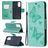 Mobigear Butterfly Housse Samsung Galaxy S20 FE Etui Porte-Monnaie - Turquoise