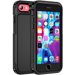 Mobigear Traveller Coque iPhone SE (2022) Coque arrière Rigide - Noir