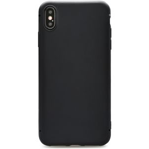 Xccess Invisible Thin Coque iPhone XS Max Coque arrière en TPU Souple Extra-fin - Noir