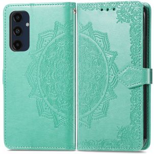 Mobigear Mandala Housse Samsung Galaxy A16 Etui Porte-Monnaie - Vert