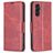 Mobigear Excellent Samsung Galaxy A55 Étui Portefeuille - Rouge