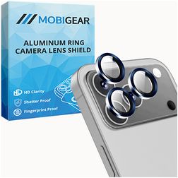 Mobigear Single Lens iPhone 17 Pro Max Verre trempé Protection Objectif Caméra - Compatible Coque - Bleu