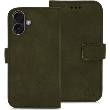 My Style Flex Wallet Housse iPhone 16 Etui Porte-Monnaie - Forest Green