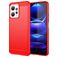 Mobigear Brushed Coque Xiaomi Redmi Note 12 Coque arrière en TPU Souple - Rouge