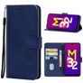 Mobigear Wallet Housse Samsung Galaxy M32 5G Etui Porte-Monnaie - Bleu