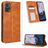 Mobigear Sensation Housse Motorola Moto E22i Etui Porte-Monnaie - Marron