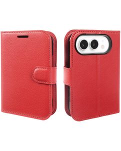 Mobigear Classic iPhone Duo Étui Portefeuille - Rouge