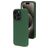 Mobiparts Coque iPhone 15 Pro Coque arrière en Silicone - Forest Green