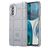 Mobigear Rugged Shield Coque Motorola Moto G82 Coque arrière en TPU Souple Anti-Chocs - Gris