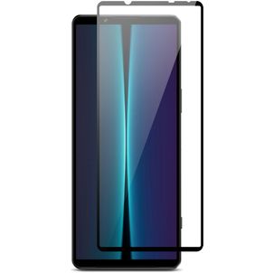 Mobigear Premium Sony Xperia 1 V Verre trempé Protection d'écran - Compatible Coque - Noir