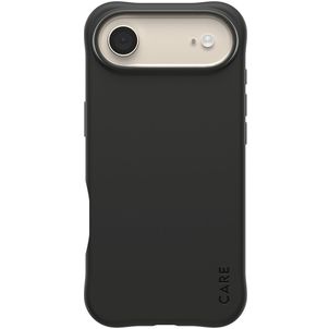 CARE by PanzerGlass Fashionable Coque iPhone Air MagSafe Coque arrière en Silicone - Noir