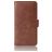 Mobigear Slim Magnet Housse LG K50s Etui Porte-Monnaie - Marron