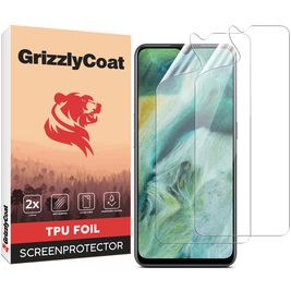 GrizzlyCoat OPPO Find X2 Lite Hydrogel TPU Protection d'écran - Compatible Coque (Lot de 2)