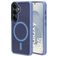 Mobiparts Hardcover Coque Samsung Galaxy S25 MagSafe Coque arrière Rigide - Satin Light Blue