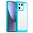 Mobigear Crystal Coque Xiaomi 13 Coque arrière Rigide - Transparent / Turquoise