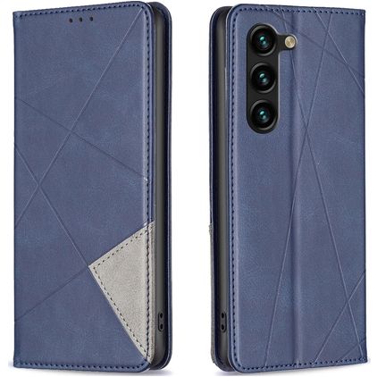 Mobigear Rhombus Slim Housse Samsung Galaxy S24 Plus Etui - Bleu