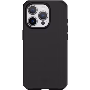 ITSkins SpectrumSilk-R Coque iPhone 15 Pro Max Coque arrière en TPU Souple Anti-Chocs - Noir