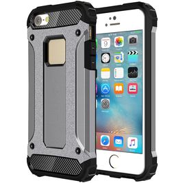 Mobigear Outdoor Coque iPhone 5 Coque arrière Rigide Anti-Chocs - Gris