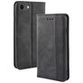 Mobigear Sensation Housse iPhone 7 Etui Porte-Monnaie - Noir