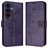 Mobigear Butterfly Housse Samsung Galaxy S26 FE Etui Porte-Monnaie - Violet