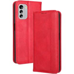 Mobigear Sensation Housse Nokia G60 5G Etui Porte-Monnaie - Rouge