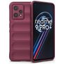 Mobigear Bumpy Realme 9 Pro Plus TPU souple Coque arrière - Bordeaux