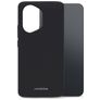 Mobilize Rubber Gelly Coque Honor 600 Coque arrière en TPU Souple - Noir