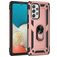 Mobigear Armor Ring Samsung Galaxy A53 Plastique rigide Coque arrière Antichoc avec bague de maintien - Rose doré