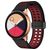 Mobigear Sport Plus Mag Bracelet Silicone Smartwatch Fermeture magnétique - Connexion universelle de 20 mm - Noir / Rouge