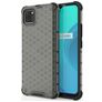 Mobigear Honeycomb Coque Realme C11 (2020) Coque arrière Rigide Anti-Chocs - Gris