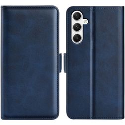 Mobigear Slim Magnet Samsung Galaxy A35 Étui Portefeuille - Bleu foncé