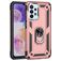 Mobigear Armor Ring Coque Samsung Galaxy A23 Coque arrière Rigide Anti-Chocs avec Anneau-Support - Rose doré