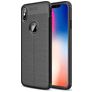 Mobigear Luxury Coque iPhone XS Max Coque arrière en TPU Souple - Noir