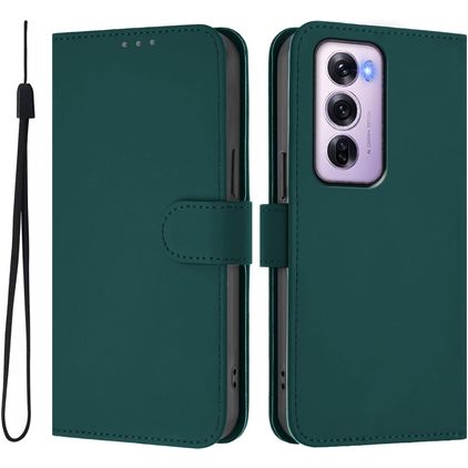 Mobigear Urban Wallet Housse OPPO Reno 12 Pro Etui Porte-Monnaie - Vert