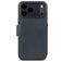 Decoded Detachable Wallet Housse iPhone 17 Pro MagSafe Etui avec Coque Détachable en Cuir Véritable Porte-Monnaie - Navy Shadow