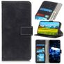 Mobigear Croco Housse Motorola Moto G52 Etui Porte-Monnaie - Noir