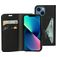 Mobiparts Classic Wallet Housse iPhone 12 Mini Etui Porte-Monnaie - Noir