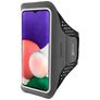 Mobiparts Comfort Fit Brassard Téléphone Samsung Galaxy A22 5G Brassard Coque de Sport en Neoprène - Noir
