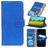 Mobigear Croco Housse iPhone SE (2022) Etui Porte-Monnaie - Bleu
