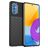 Mobigear Groove Coque Samsung Galaxy M52 Coque arrière en TPU Souple - Noir