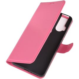 Mobigear Classic Housse Motorola One Hyper Etui Porte-Monnaie - Magenta