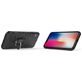 Mobigear Armor Ring Coque iPhone XS Max Coque arrière Rigide Anti-Chocs avec Anneau-Support - Noir