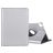 Mobigear DuoStand Coque iPad Pro 12.9 Pouces (2021) Etui Rotatif - Argent