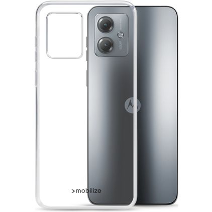 Mobilize Gelly Coque Transparente Motorola Moto G14 Coque arrière en TPU Souple - Transparent